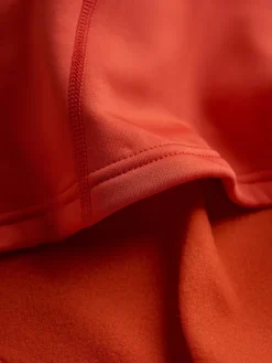 Fleece & Mid Layer-Montane Womens Fury Hoodie - Saffron Red