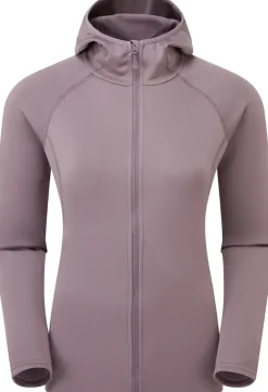 Fleece & Mid Layer-Montane Womens Fury Lite Hoodie - Moonscape
