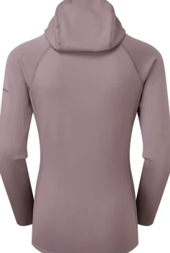 Fleece & Mid Layer-Montane Womens Fury Lite Hoodie - Moonscape