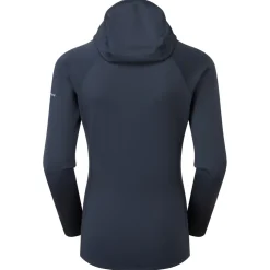 Fleece & Mid Layer-Montane Womens Fury Lite Hoodie - Eclipse Blue