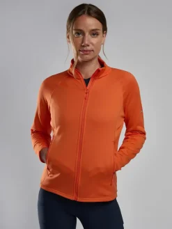 Fleece & Mid Layer-Montane Womens Fury Lite Jacket - Tigerlily