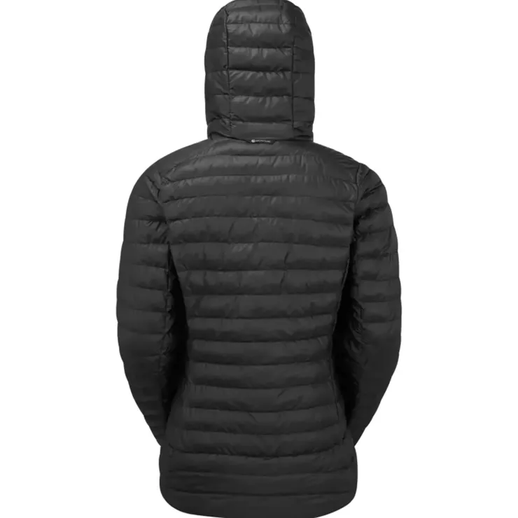 Insulated Jackets-Montane Womens Icarus Hoodie - Black