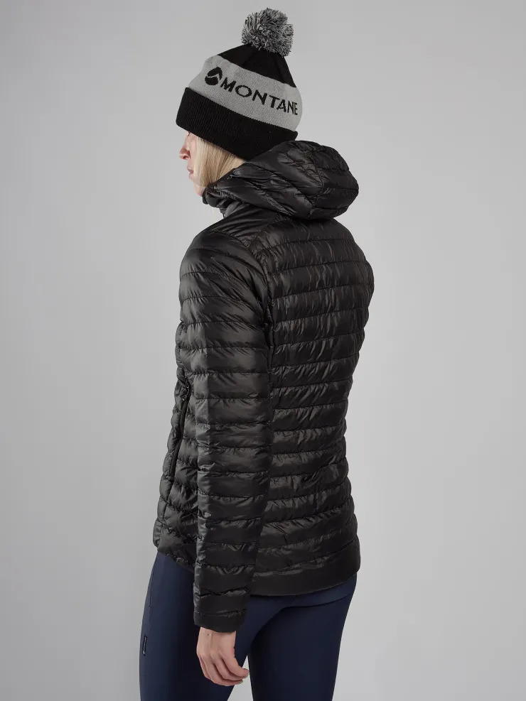 Insulated Jackets-Montane Womens Icarus Hoodie - Black