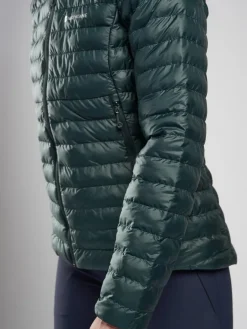 Insulated Jackets-Montane Womens Icarus Hoodie - Deep Forest