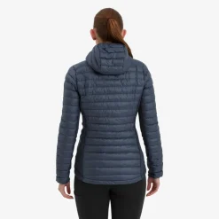 Insulated Jackets-Montane Womens Icarus Lite Hoodie - Eclipse Blue