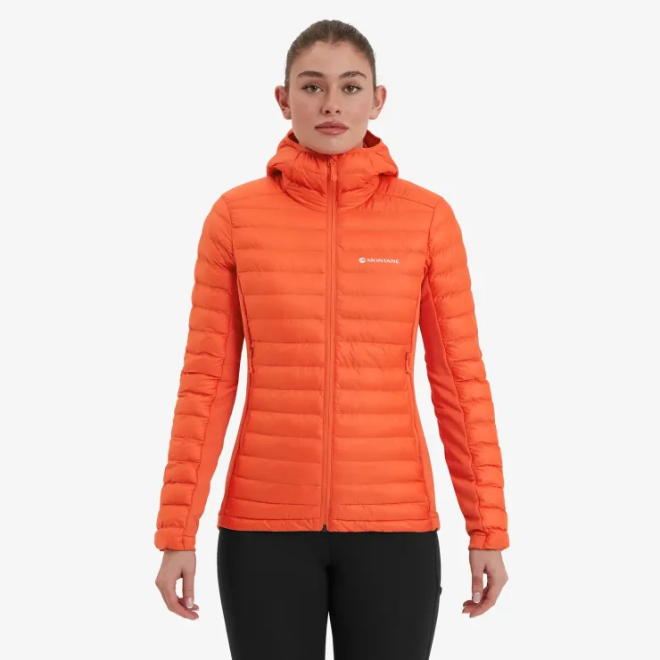 Insulated Jackets-Montane Womens Icarus Lite Hoodie - Tigerlily