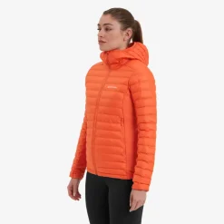 Insulated Jackets-Montane Womens Icarus Lite Hoodie - Tigerlily
