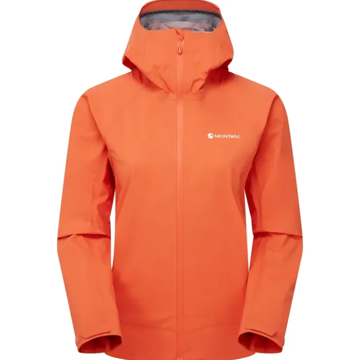Waterproof Jackets-Montane Womens Phase Lite Jacket - Tigerlily