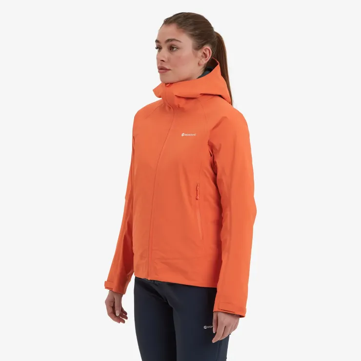 Waterproof Jackets-Montane Womens Phase Lite Jacket - Tigerlily