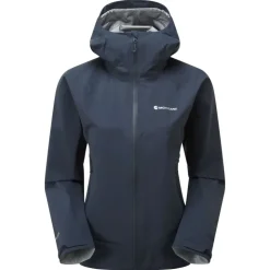 Waterproof Jackets-Montane Womens Phase Lite Jacket - Eclipse Blue