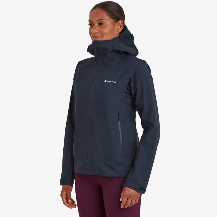 Waterproof Jackets-Montane Womens Phase Lite Jacket - Eclipse Blue