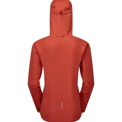 Waterproof Jackets-Montane Womens Phase Nano Jacket - Saffron Red