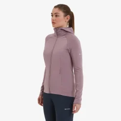 Fleece & Mid Layer-Montane Womens Protium Hoodie - Moonscape