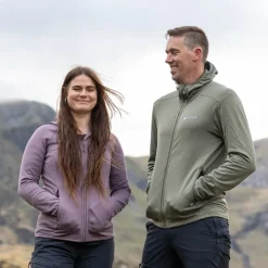 Fleece & Mid Layer-Montane Womens Protium Hoodie - Moonscape