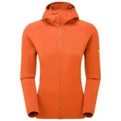 Fleece & Mid Layer-Montane Womens Protium Hoodie - Tigerlily