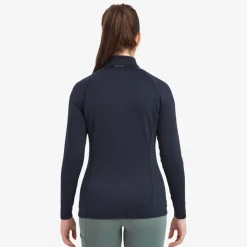 Fleece & Mid Layer-Montane Womens Protium Lite Pull-On - Eclipse Blue