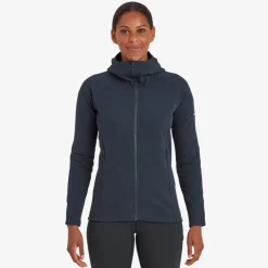 Fleece & Mid Layer-Montane Womens Protium XT Hoodie - Eclipse Blue