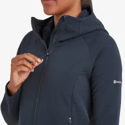Fleece & Mid Layer-Montane Womens Protium XT Hoodie - Eclipse Blue