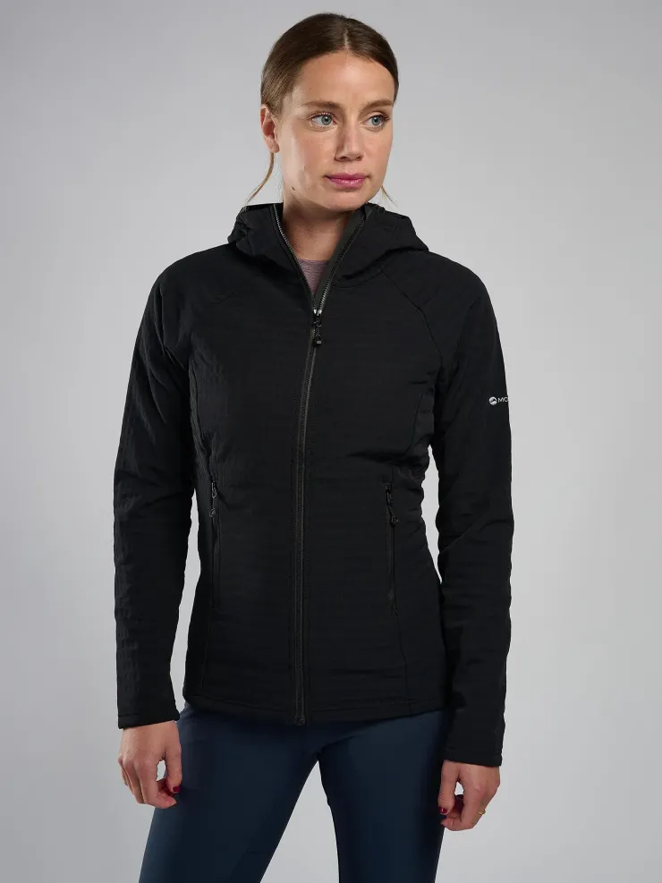 Fleece & Mid Layer-Montane Womens Protium XT Hoodie - Black