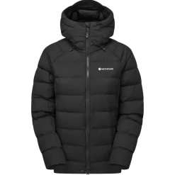 Insulated Jackets-Montane Womens Resolve XT Hoodie - Black