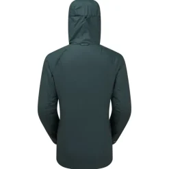 Insulated Jackets-Montane Womens Respond Hoodie - Deep Forest