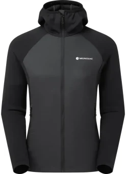 Insulated Jackets-Montane Womens Sirocco Lite Hoodie - Black