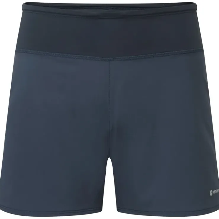 Shorts & Skirts-Montane Womens Slipstream Twin Skin Shorts - Eclipse Blue