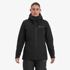 Waterproof Jackets-Montane Womens Solution Jacket - Black