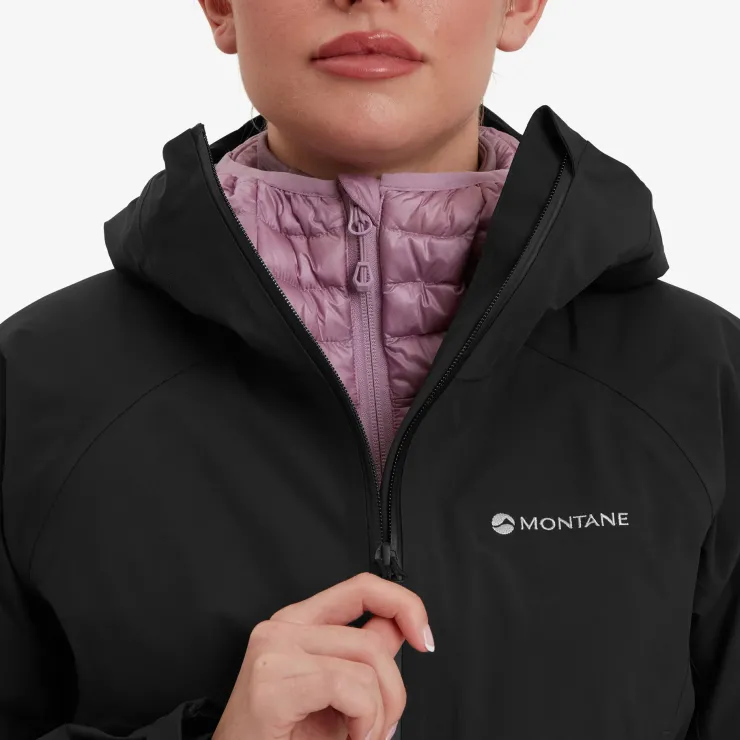 Waterproof Jackets-Montane Womens Solution Jacket - Black
