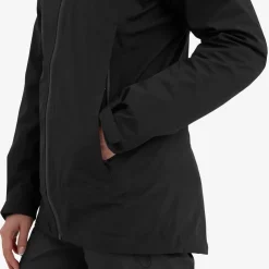Waterproof Jackets-Montane Womens Solution Jacket - Black
