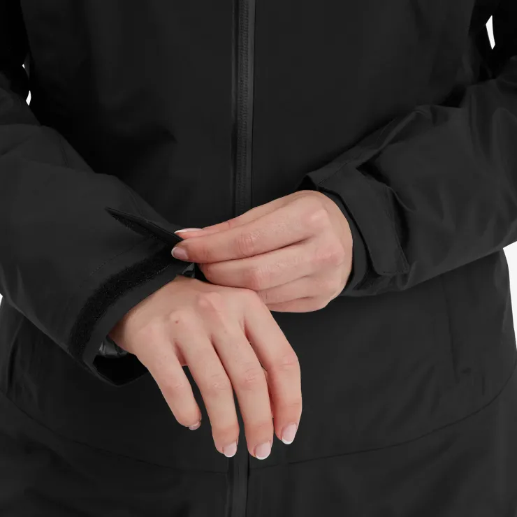 Waterproof Jackets-Montane Womens Solution Jacket - Black