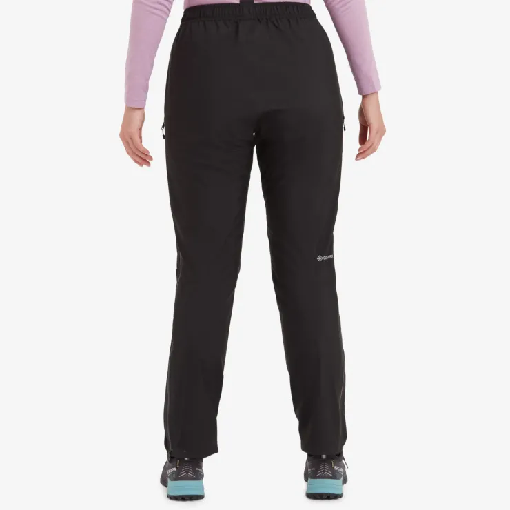 Waterproof Trousers-Montane Womens Solution Pants - Black