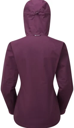 Waterproof Jackets-Montane Womens Spirit Jacket - Saskatoon Berry