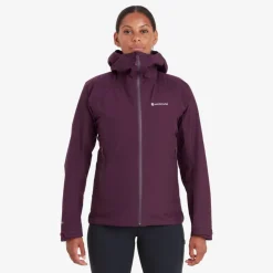 Waterproof Jackets-Montane Womens Spirit Jacket - Saskatoon Berry