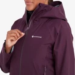 Waterproof Jackets-Montane Womens Spirit Jacket - Saskatoon Berry