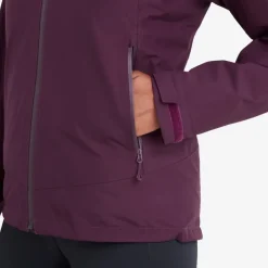 Waterproof Jackets-Montane Womens Spirit Jacket - Saskatoon Berry