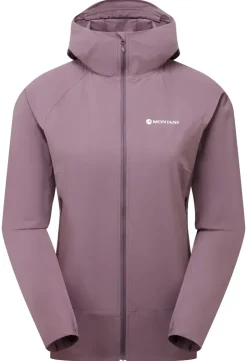 Softshell Jackets-Montane Womens Tenacity Nano Hoodie - Moonscape