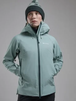 Waterproof Jackets-Montane Womens Torren Waterproof Jacket - Sea Mist