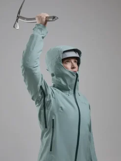Waterproof Jackets-Montane Womens Torren Waterproof Jacket - Sea Mist