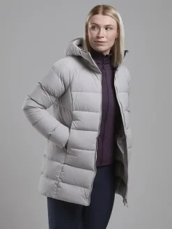 Insulated Jackets-Montane Womens Tundra Hoodie - Oyster