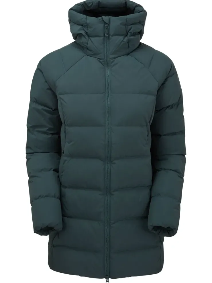 Insulated Jackets-Montane Womens Tundra Hoodie - Deep Forest
