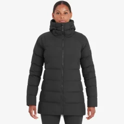 Insulated Jackets-Montane Womens Tundra Hoodie - Black