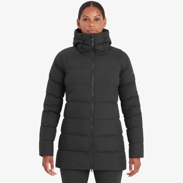 Insulated Jackets-Montane Womens Tundra Hoodie - Black