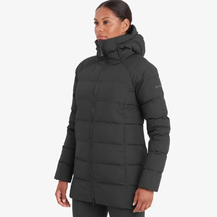 Insulated Jackets-Montane Womens Tundra Hoodie - Black