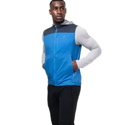 Vests & Gilets-Mountain Equipment Mens Aerotherm Vest - Blue Nights-Ember
