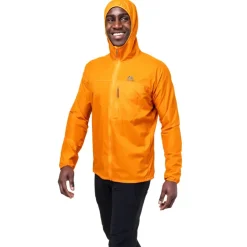 Softshell Jackets-Mountain Equipment Mens Aerofoil Hooded Jacket - Ember