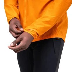Softshell Jackets-Mountain Equipment Mens Aerofoil Hooded Jacket - Ember