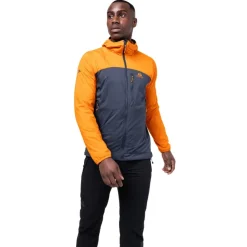 Softshell Jackets-Mountain Equipment Mens Aerotherm Jacket - Atlantic-Blue Nights