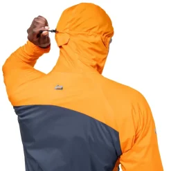 Softshell Jackets-Mountain Equipment Mens Aerotherm Jacket - Blue Nights-Ember