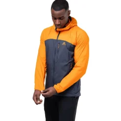 Softshell Jackets-Mountain Equipment Mens Aerotherm Jacket - Blue Nights-Ember
